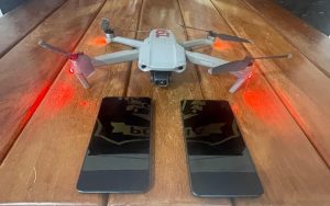 Drone apreendido por agentes da Polícia Penal em presídio de Rondonópolis